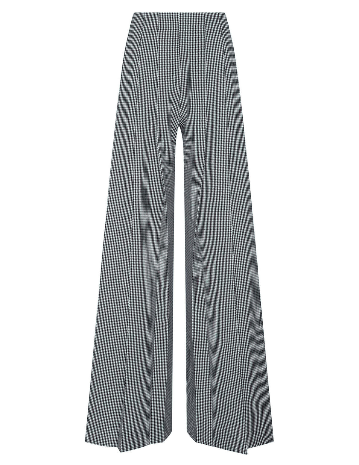 L'AGENCE Nova Pleated Wide Leg Pant in Houndstooth