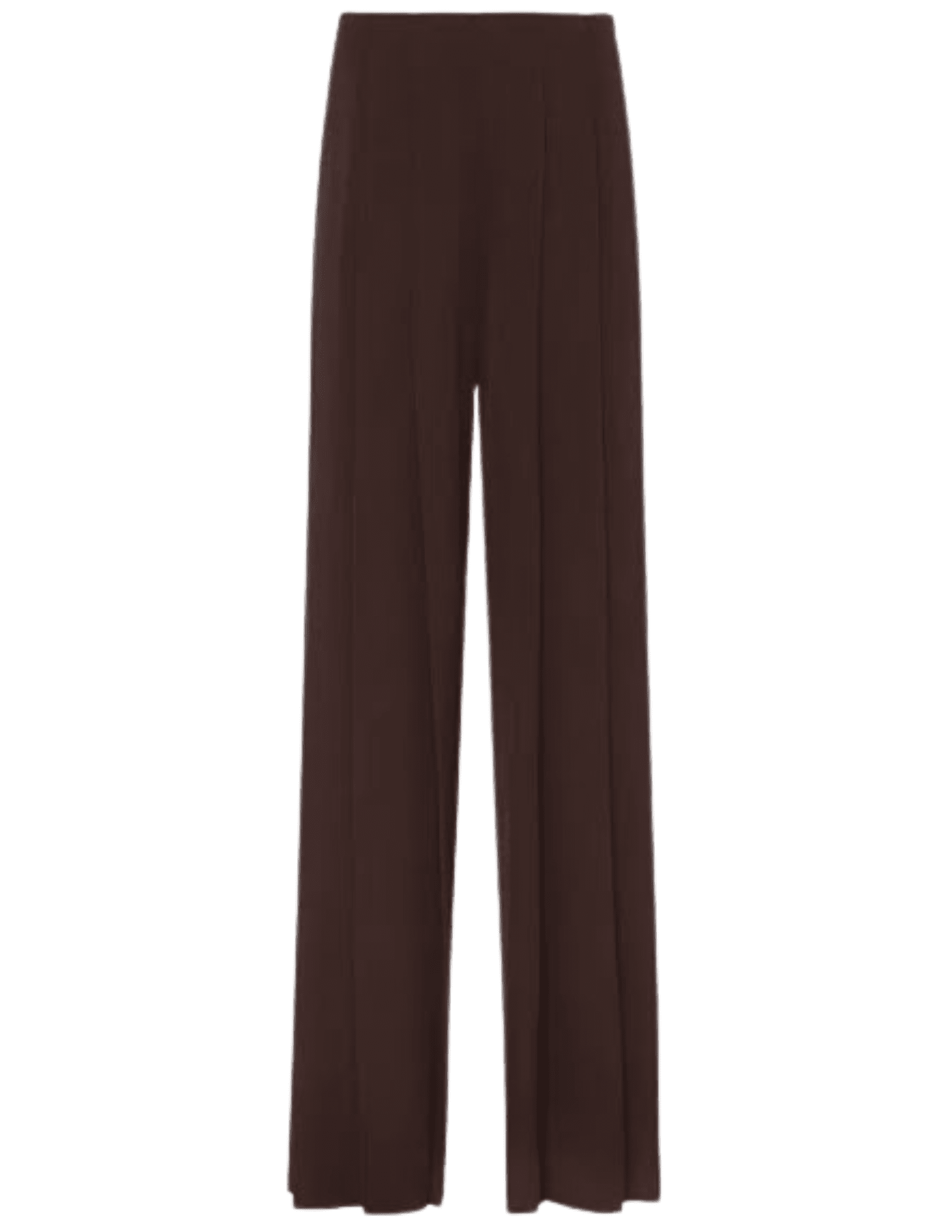L'AGENCE Nova Pleated Wide Leg Pant in Dark Java