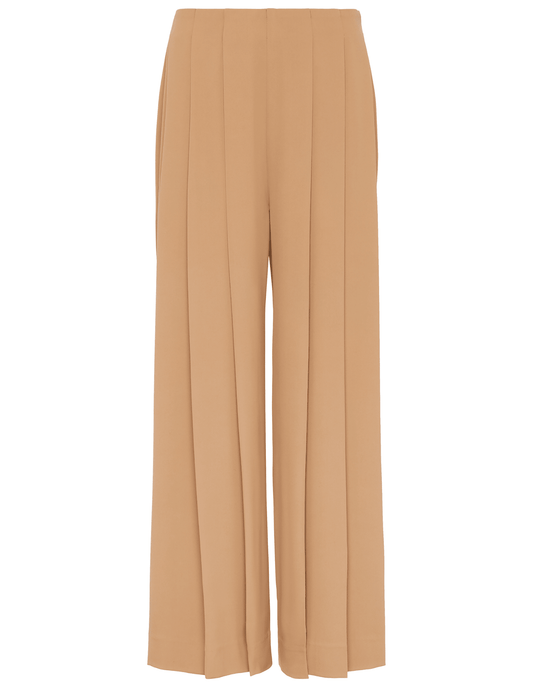 L'Agence - L'AGENCE Novalynn Cropped Pleated Wide Leg Pant - Buy Online