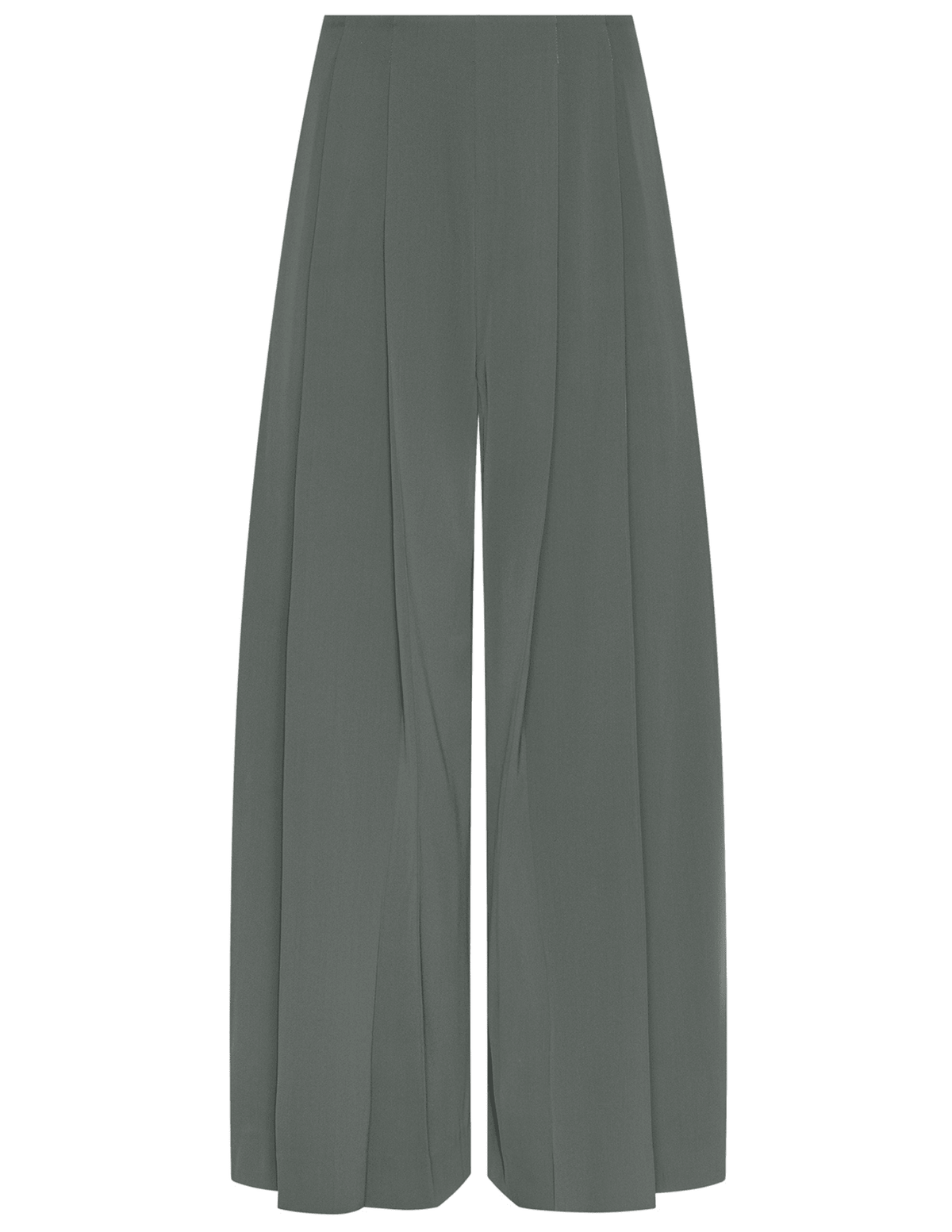 L'AGENCE Novalynn Cropped Wide Leg Pant Ash Olive