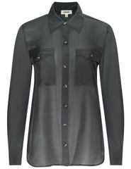L'AGENCE Pearson Military Blouse Ash Olive