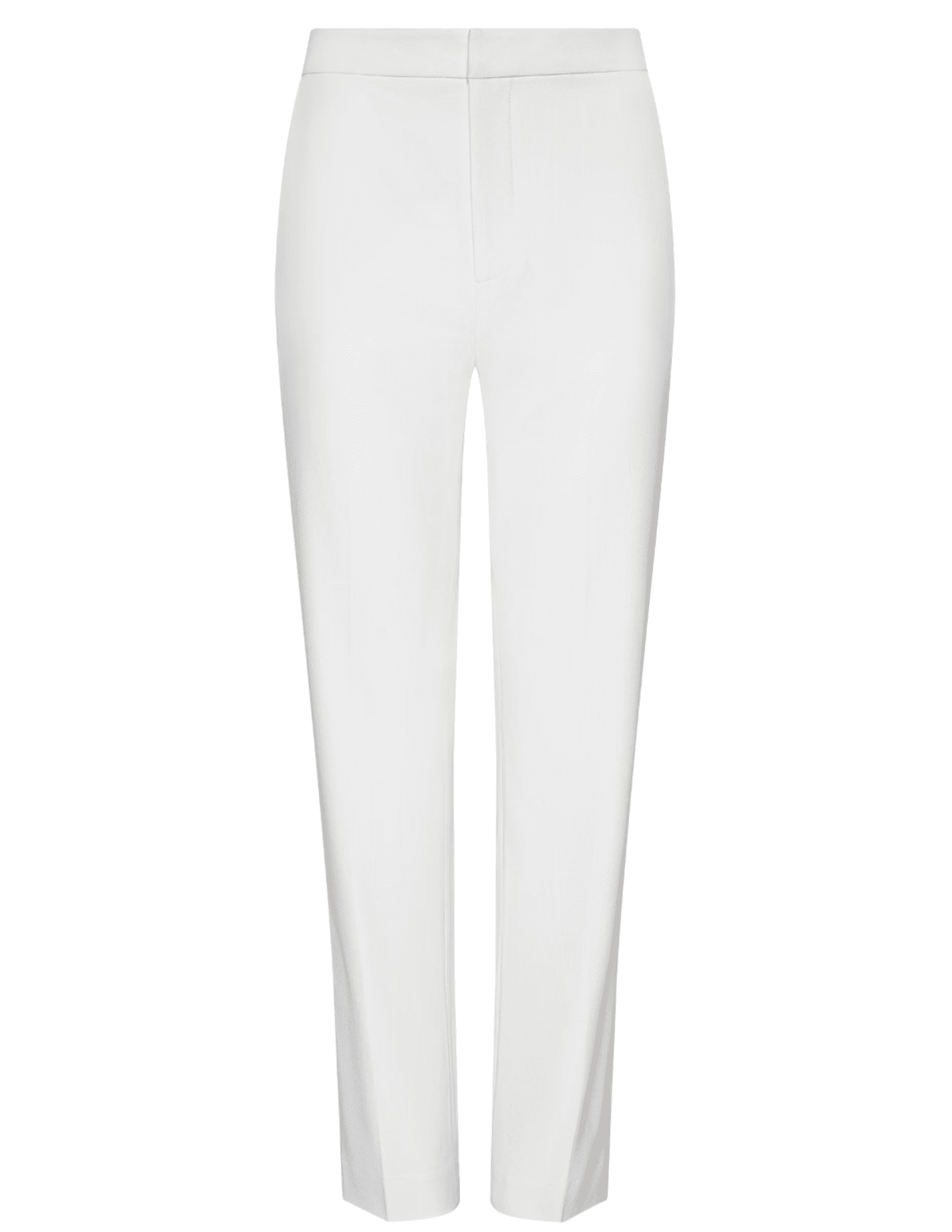 L'AGENCE Rebel high-waisted straight-leg trouser in white