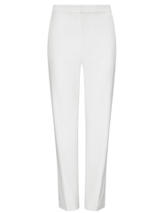 L'AGENCE Rebel high-waisted straight-leg trouser in white
