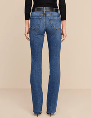 Back view of L'AGENCE Ruth High Rise Straight Jean in Newcastle