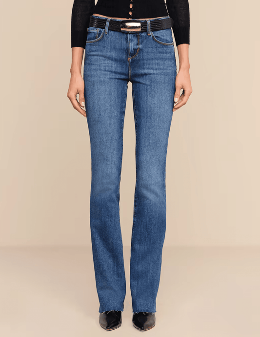 Front view of L'AGENCE Ruth High Rise Straight Jean in Newcastle