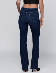 Back view of L'AGENCE Ruth High Rise Jeans in Robles featuring classic back pockets and a contoured waistband.