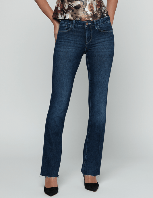 Front view of L'AGENCE Ruth High Rise Straight Jean in Vancouver,