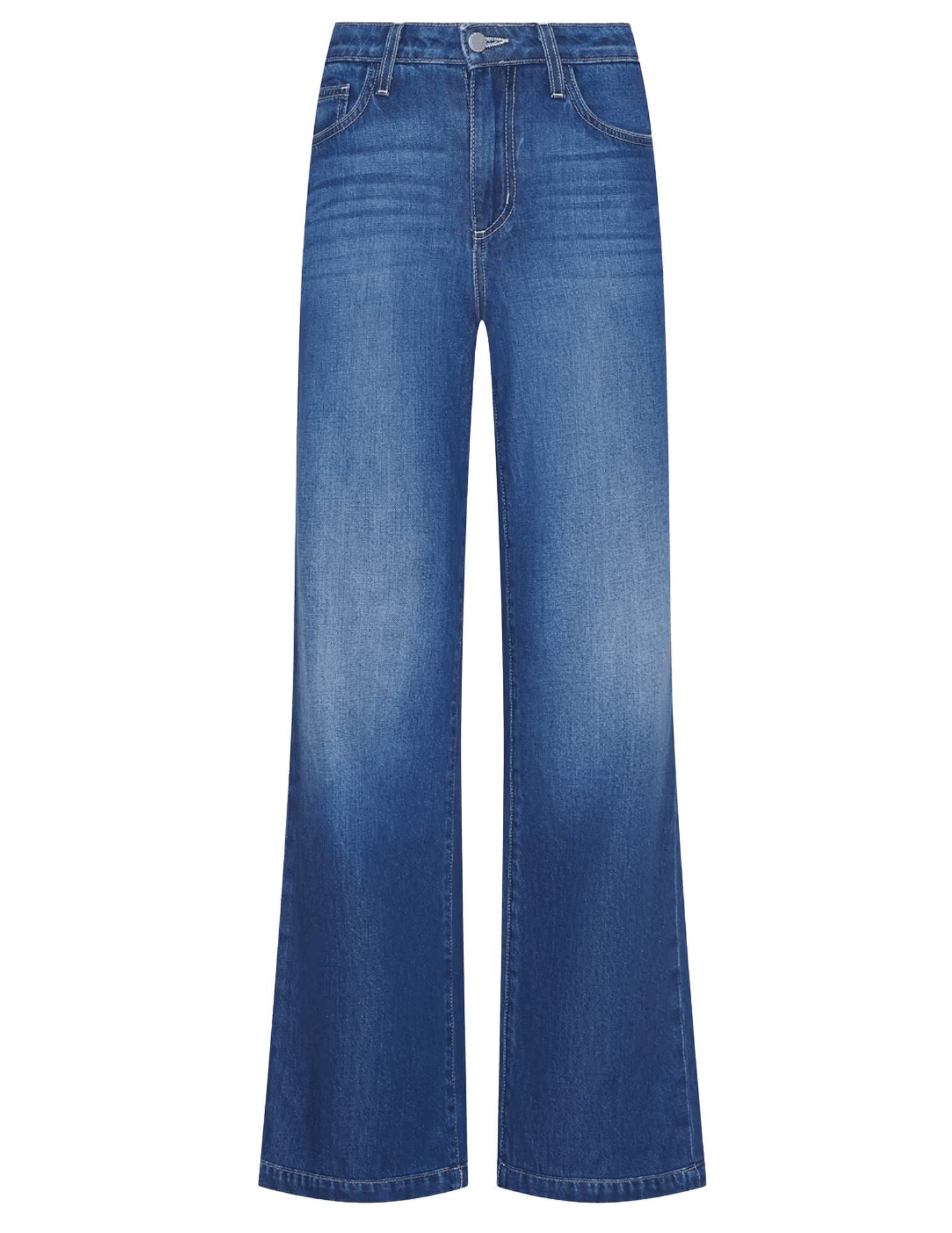 L'AGENCE Scottie High Rise Wide Leg Jeans in Idaho