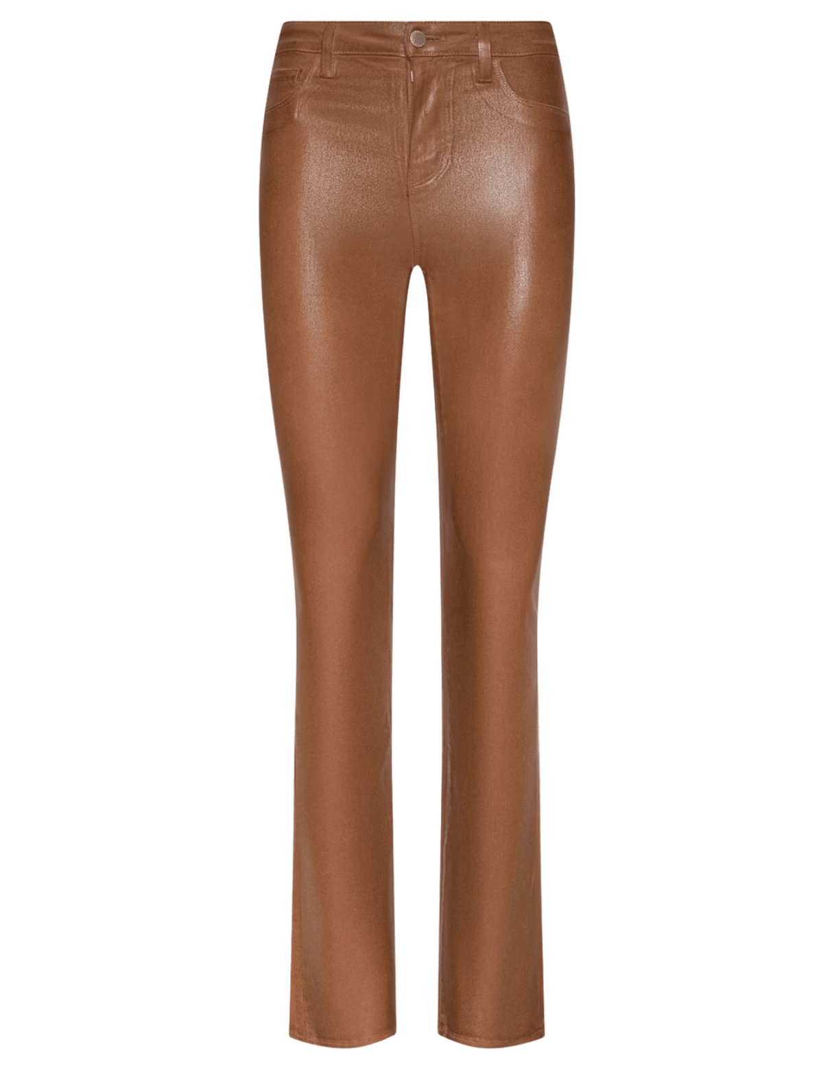 L’AGENCE Selma High Rise Baby Bootcut Jeans in Java Coated
