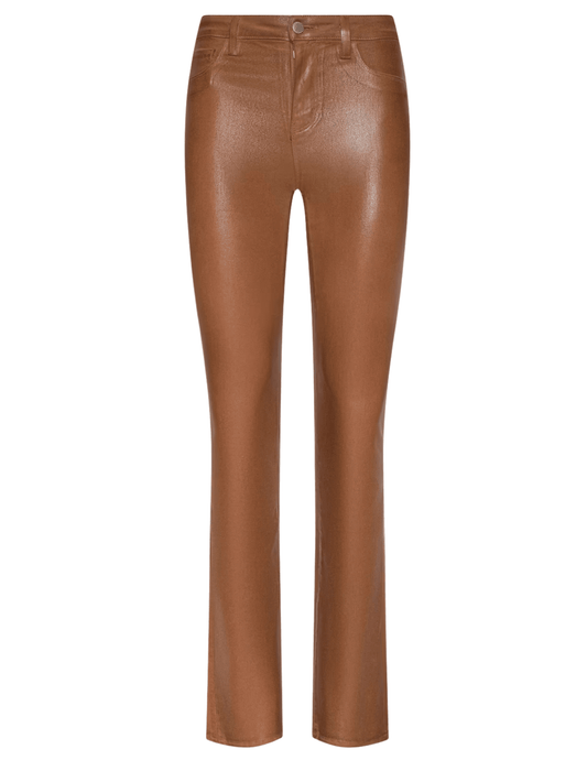 L’AGENCE Selma High Rise Baby Bootcut Jeans in Java Coated