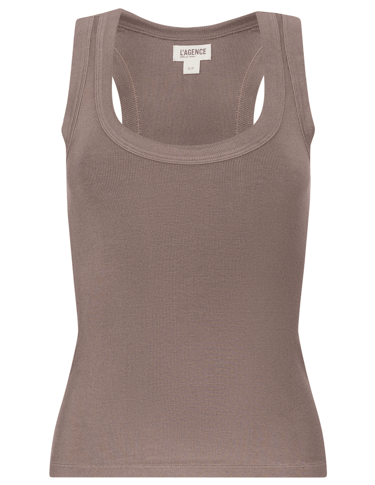L'AGENCE Shania Racerback Tank in Cardamom