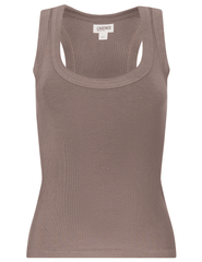 L'AGENCE Shania Racerback Tank in Cardamom