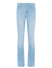 L'Agence Sneeki low rise straight leg jeans in Olympia front view