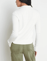 L'Agence - L'Agence Sterling Collared Embellished Sweater - Buy Online