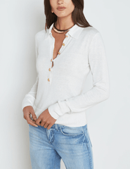 L'Agence - L'Agence Sterling Collared Sweater - Buy Online