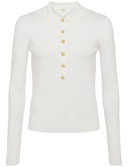 L'Agence - L'Agence Sterling Collared Sweater - Buy Online