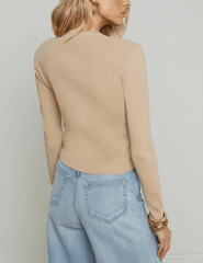 L'Agence - L'Agence Toulouse Cropped Crew Neck Cardigan - Buy Online