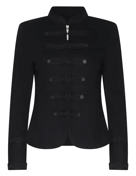  L'AGENCE Victory Military Jacket in black