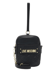 Love Moschino Quilted Crossbody Bag Black
