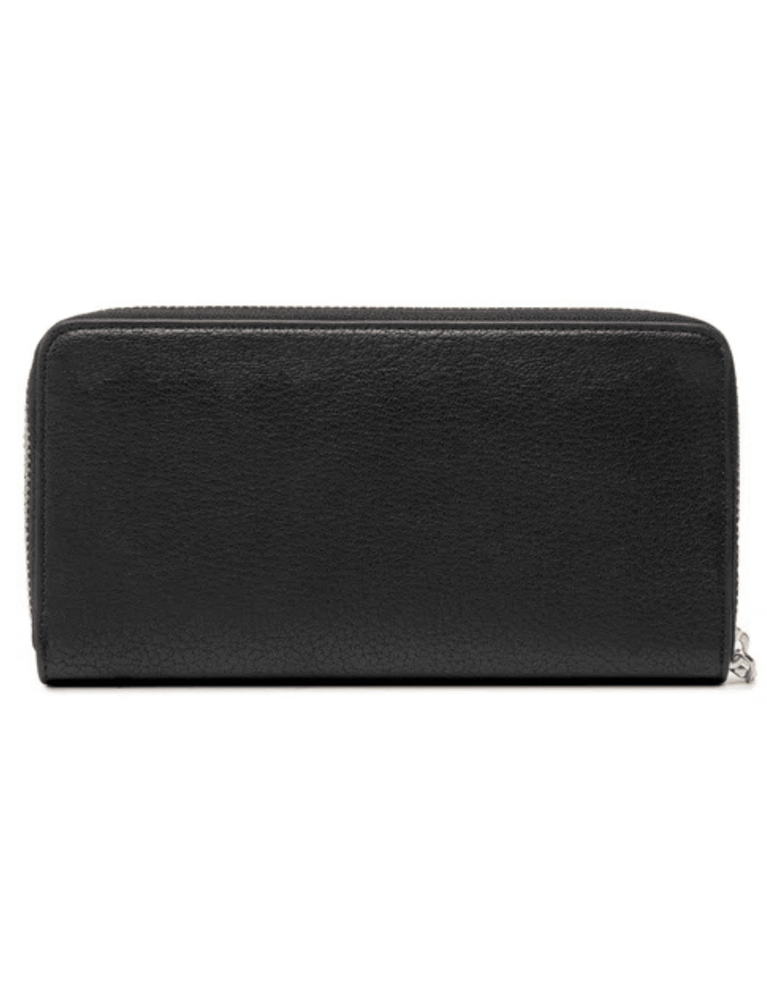 Back view of Love Moschino Small Zipper Wallet Black