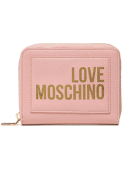Love Moschino Small Zipper Wallet Light Pink