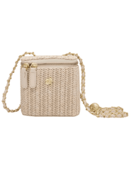 St. Barths La Robe - St. Barths La Robe Karlie Mini Straw Box Bag - Buy Online
