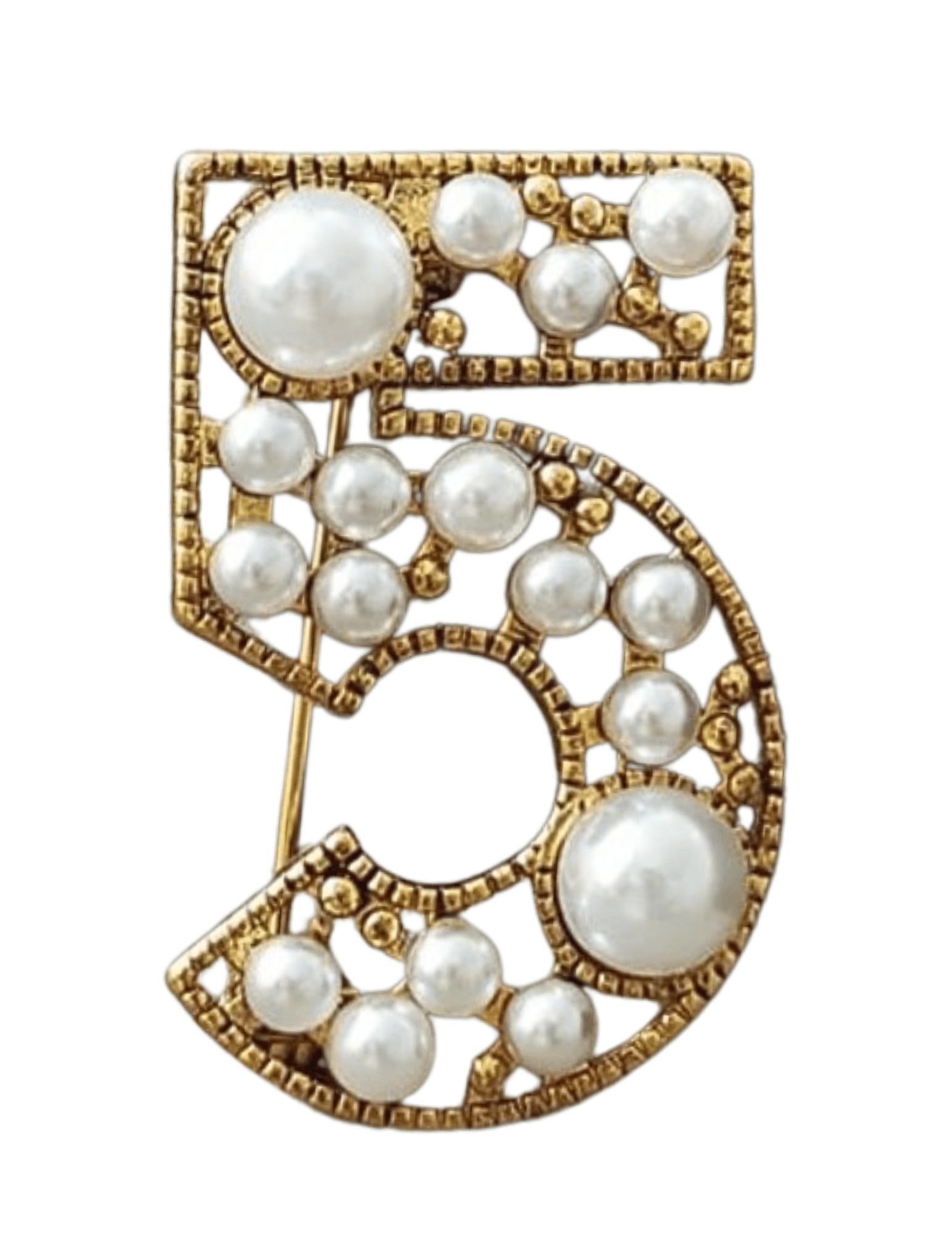 Fleur de Camélia - Fleur de Camélia Pearl Embellished Brooch - Buy Online