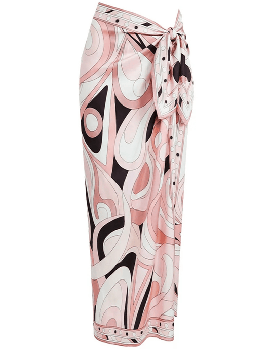 St. Barths La Robe Carmella Retro Sarong Cover-Up