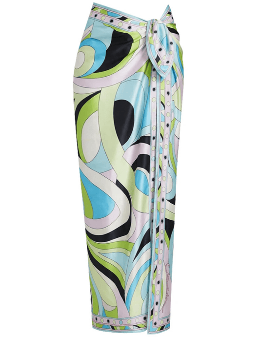 St. Barths La Robe Carmella Retro Sarong Cover-Up