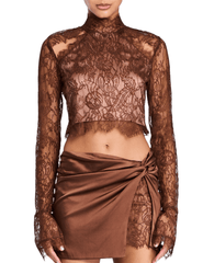 Retrofête - PRE-ORDER-Retrofête Emmillie Lace Long Sleeve Top - Buy Online