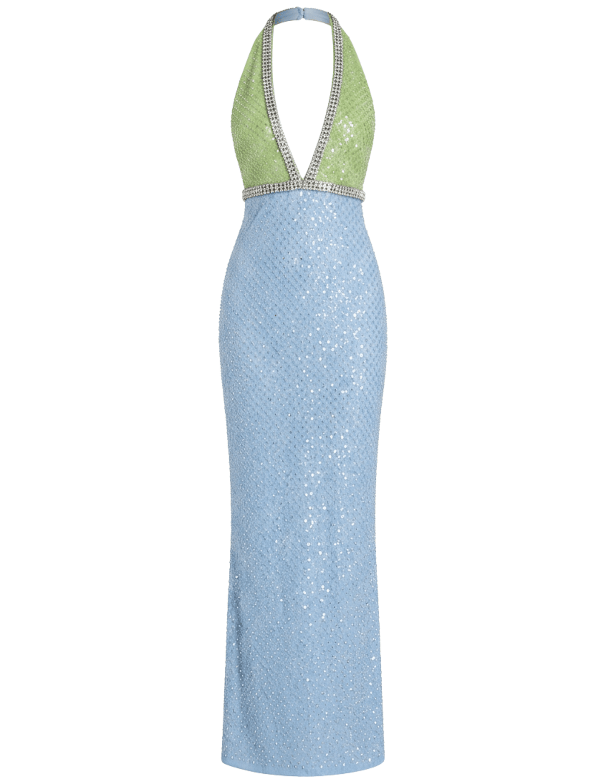 Retrofête Pixi Embroidered Halter Dress - Buy Online
