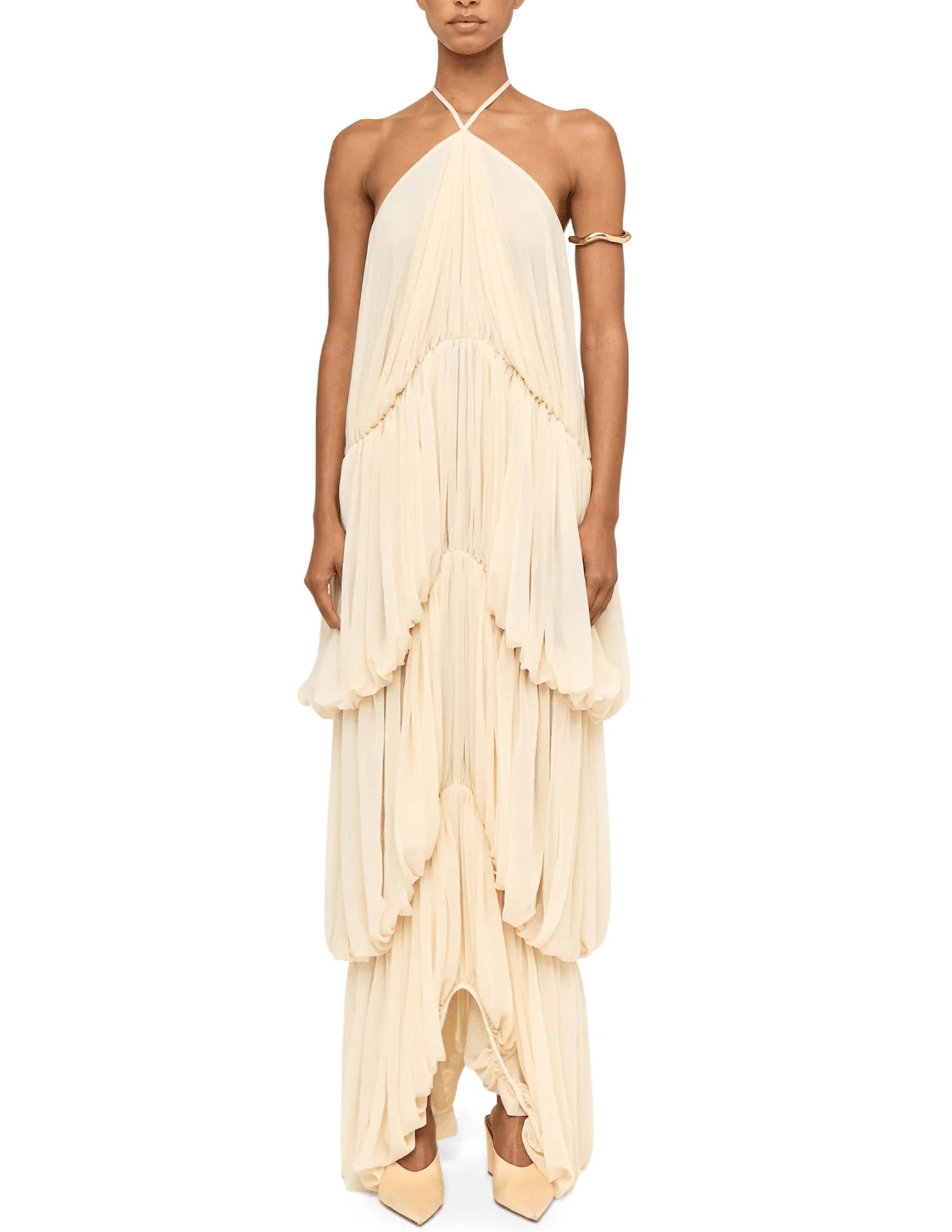 Ronny Kobo Bia Dress in Ivory