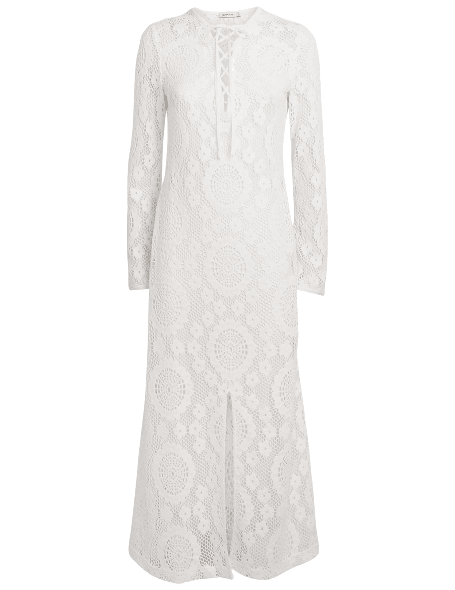 Simkhai Hawthorn Crochet Cover-Up Midi Dress in White