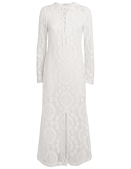 Simkhai Hawthorn Crochet Cover-Up Midi Dress in White