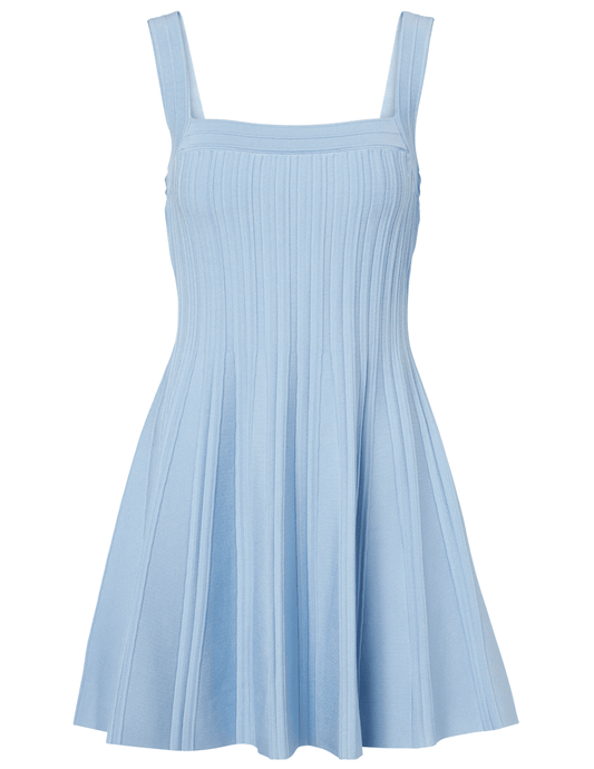 Simkhai Indie Knit Mini Dress in Tidepool 