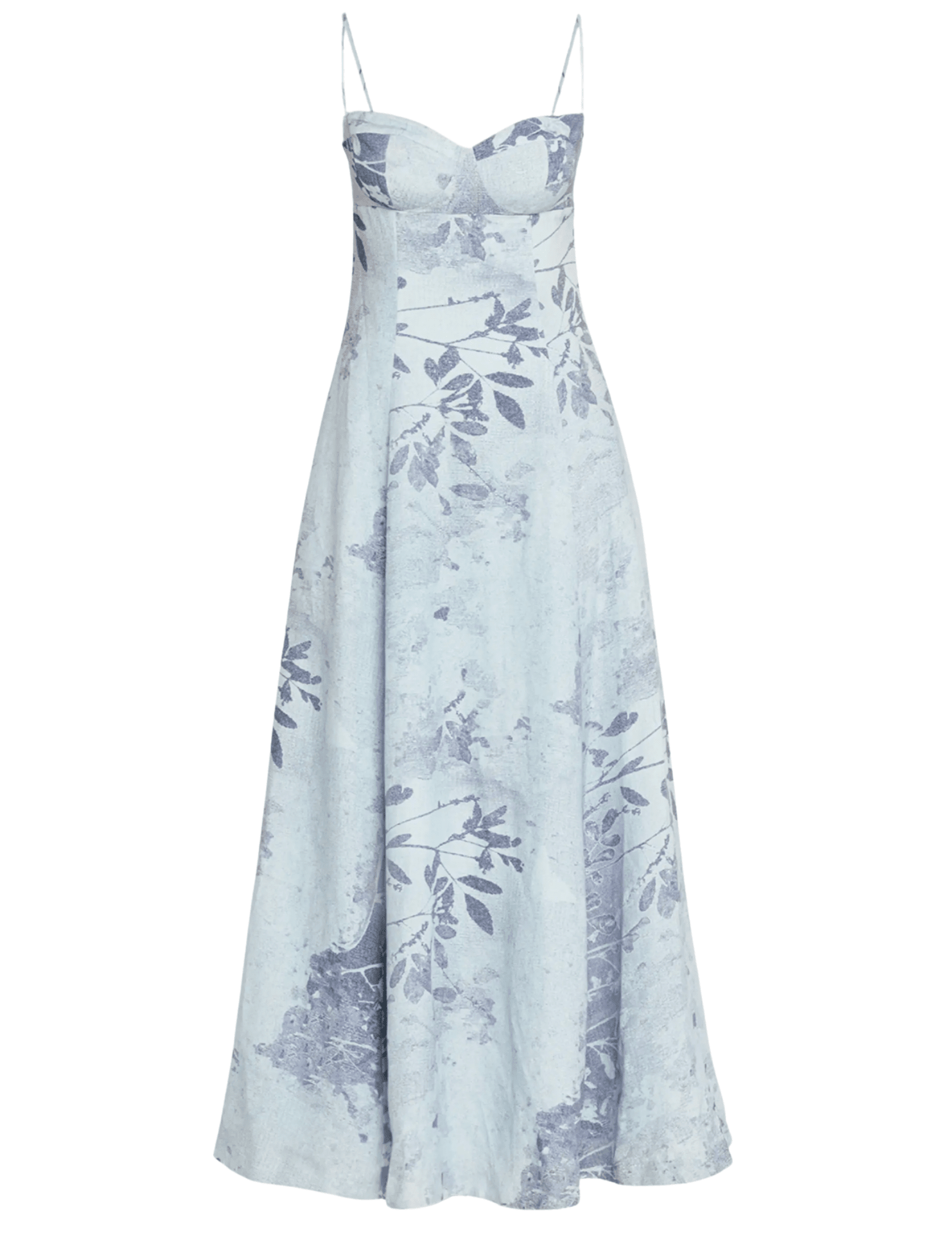 Simkhai Rudie Bustier Maxi Dress in Sky Floral