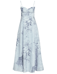 Simkhai Rudie Bustier Maxi Dress in Sky Floral