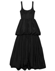 Simkhai Tabitha Double Bubble Gown in black
