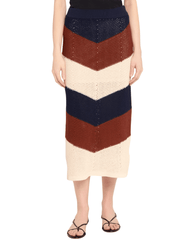 A.L.C. Tia Crochet Midi Skirt