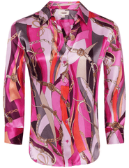 L'Agence Dani Three Quarter Sleeve Blouse