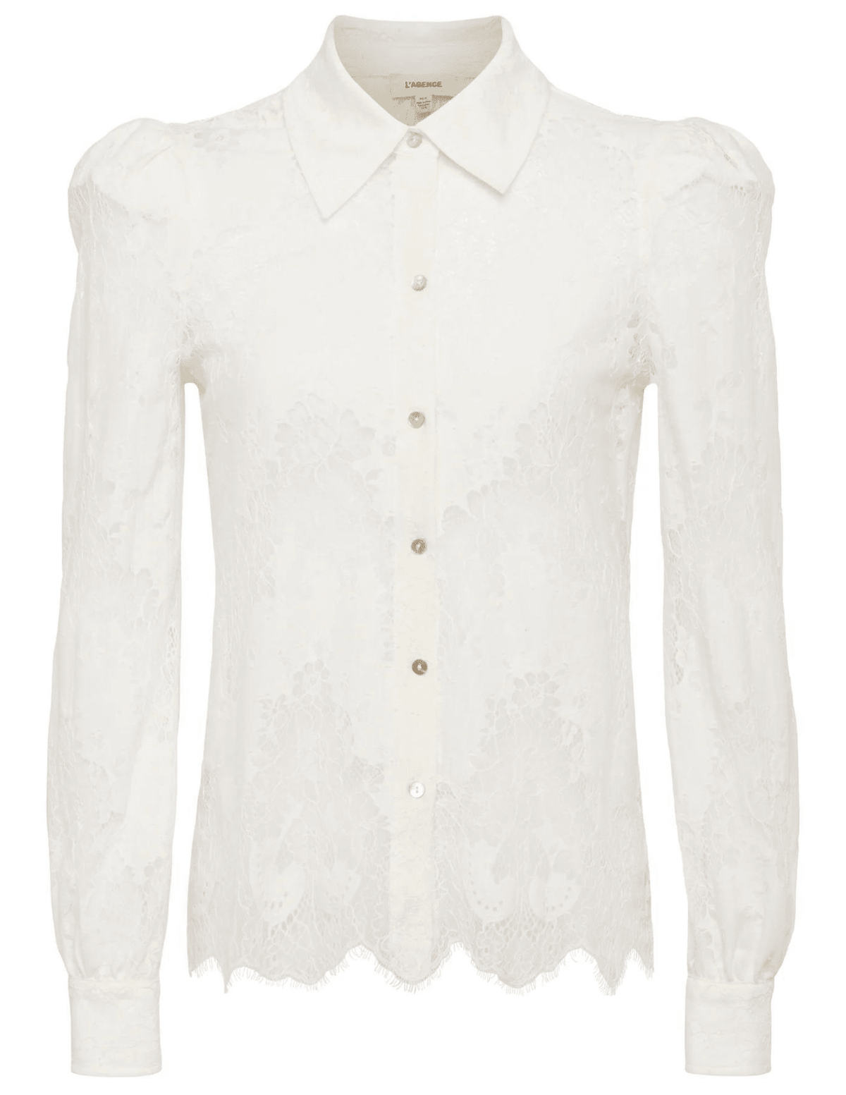 L'AGENCE Jenica Chevron Lace Blouse | Steven Dann L'AGENCE Jenica Chevron Lace Blouse | Steven Dann