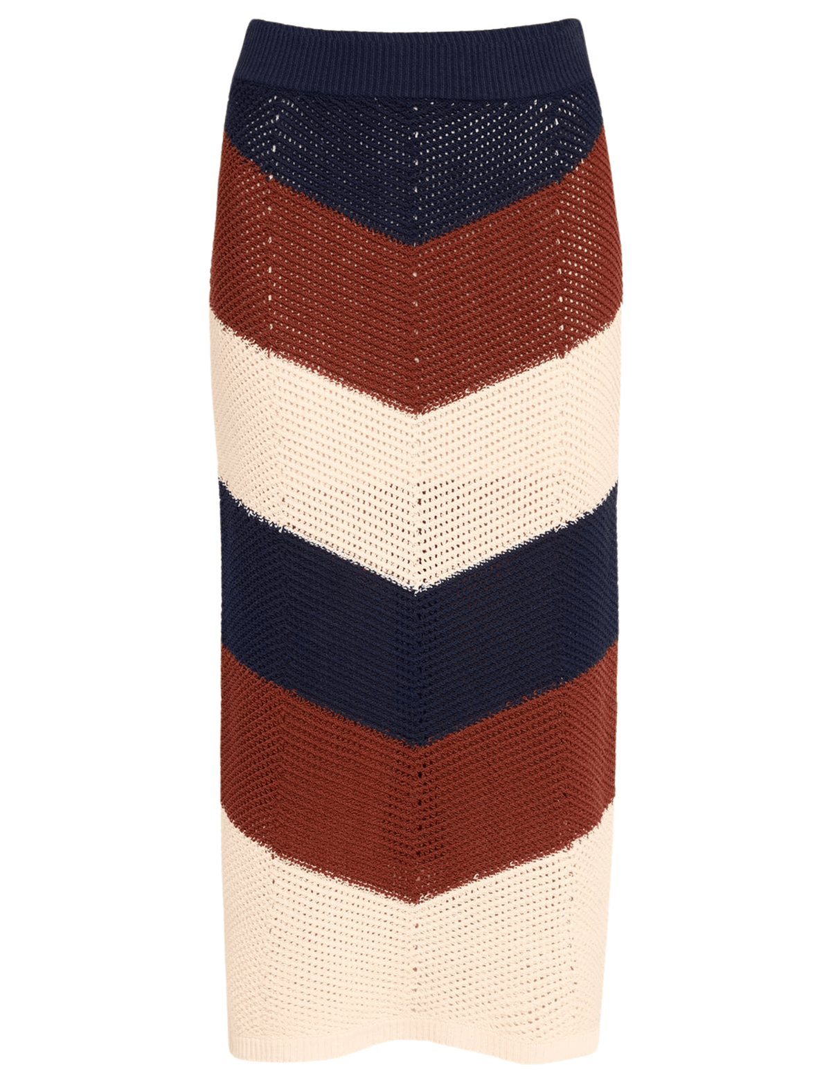 A.L.C. Tia Crochet Midi Skirt