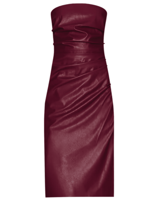 Ronny Kobo Mendez Vegan Leather Dress