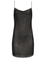 L'Agence Benson Chainmail Cowl Neck Mini Dress