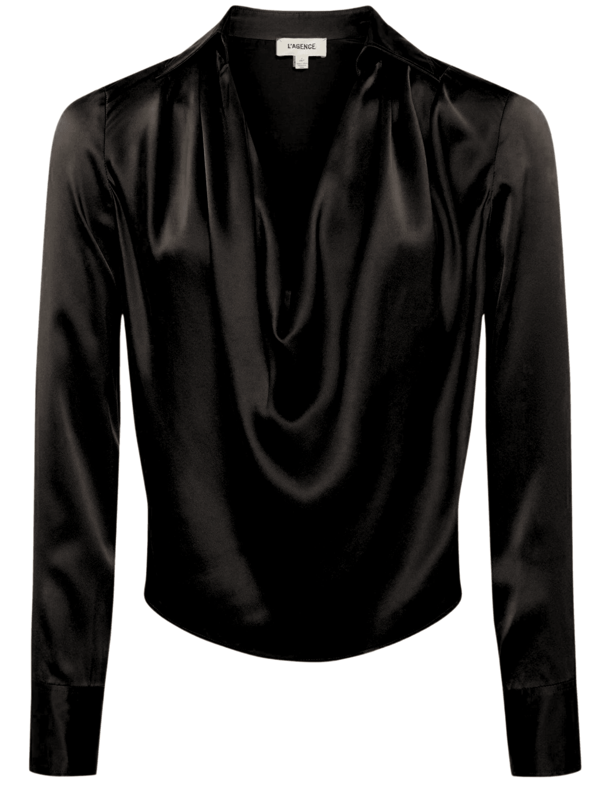 L'Agence Lotus Cowl Neck Blouse