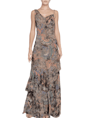 PRE-ORDER-L'Agence Viola Cowl Neck Gown