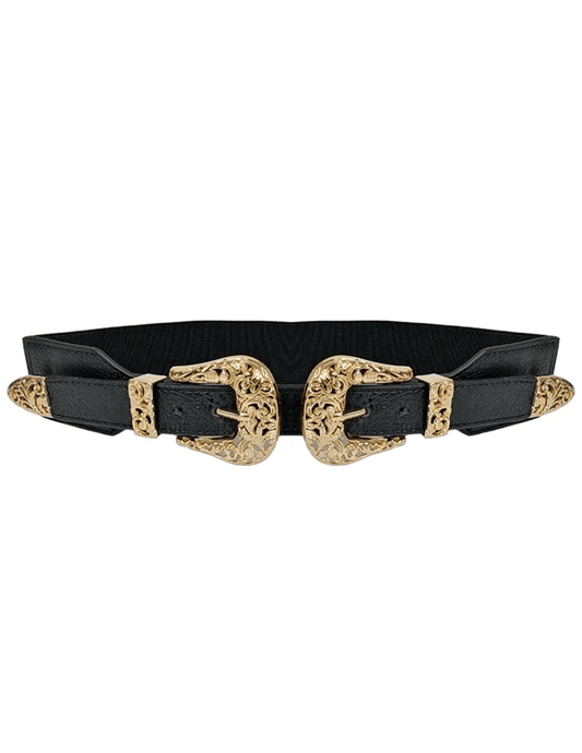 Austin Blaze Double Buckle Stretch Belt