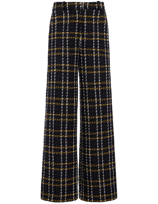 PRE-ORDER-L'Agence Pilar Tweed Wide Leg Pant