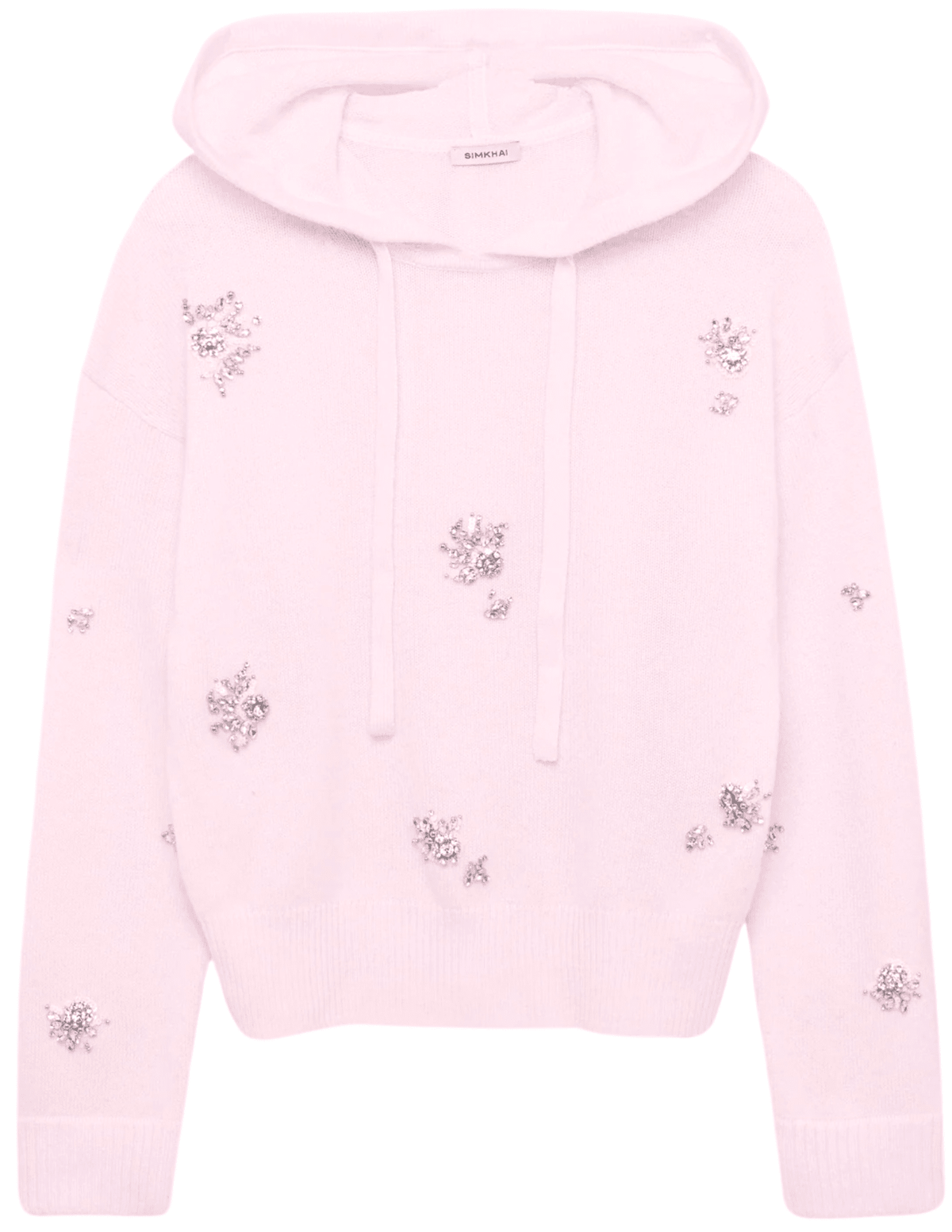 Simkhai Karmen Embellished Hooded Sweater