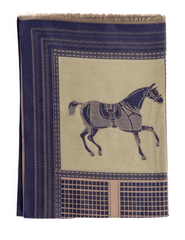 Austin Blaze Equestrian Cashmere Scarf